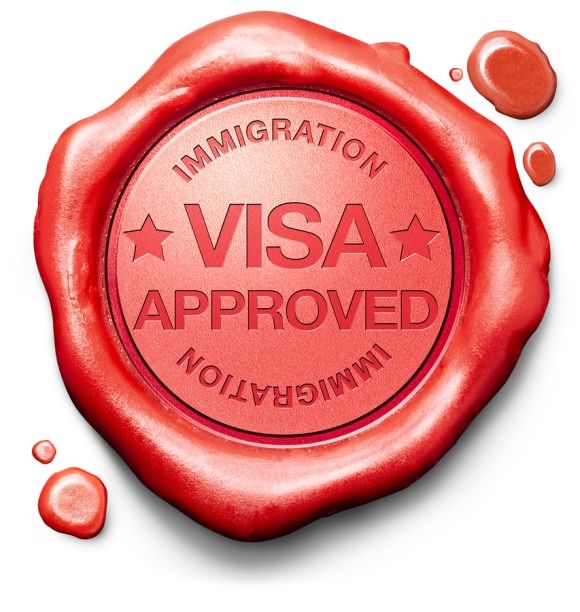 Visa Approved Wax Stamp
